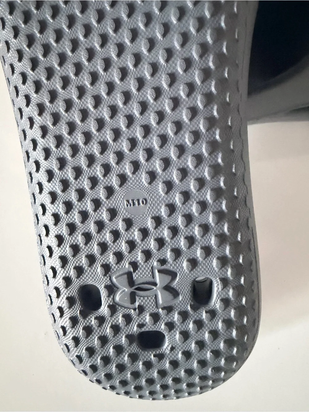 Under Armour Men's Size 10 Locker V Slide Sandals. Castlerock Grey. NWT